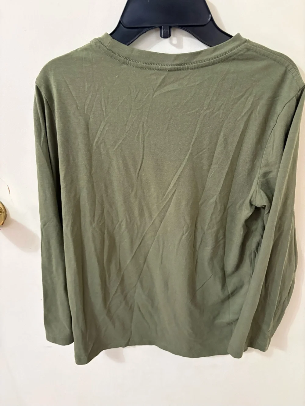 Old Navy boys Olive Green Long-Sleeve Crew Neck Shirt XL